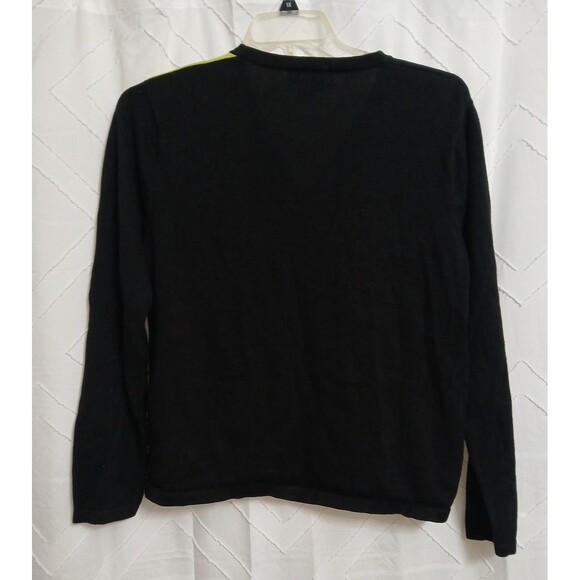 Jack B Quick Ugly Christmas Sweater Pink Black Green Ornaments Embroider... - Picture 2 of 14